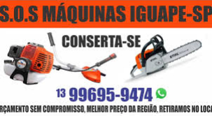S.O.S MÁQUINAS IGUAPE-SP conserto de rocadeira e motosserra Iguapé SP